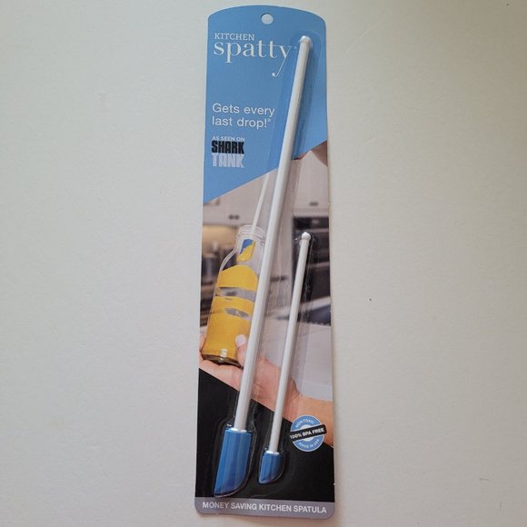 The Spatty & Spatty Daddy Last Drop Spatula Two Piece Set 6" and 12" Shark Tank - Picture 2 of 12